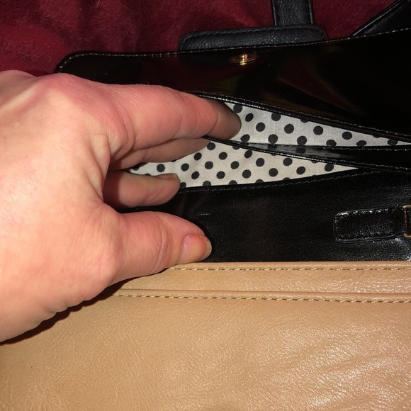 Steve Madden tan quilted black trim crossbody Faux Leather Fits My IPhone 8 Plus - Picture 7 of 13